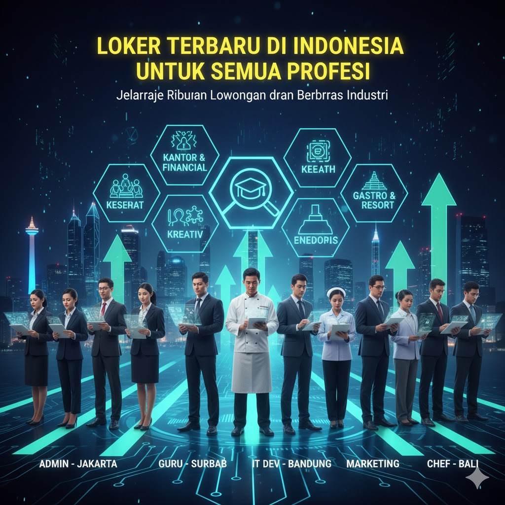 Loker Terbaru di Indonesia untuk Semua Profesi